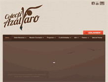 Tablet Screenshot of colectivoazalvaro.com